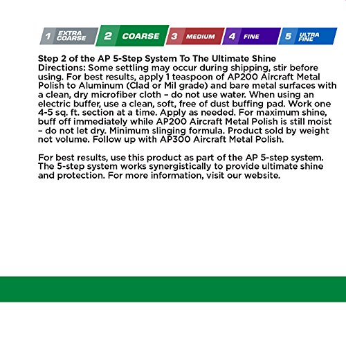 AP200 Aircraft Metal Polish (2lb) Coarse for Airplane Aluminum