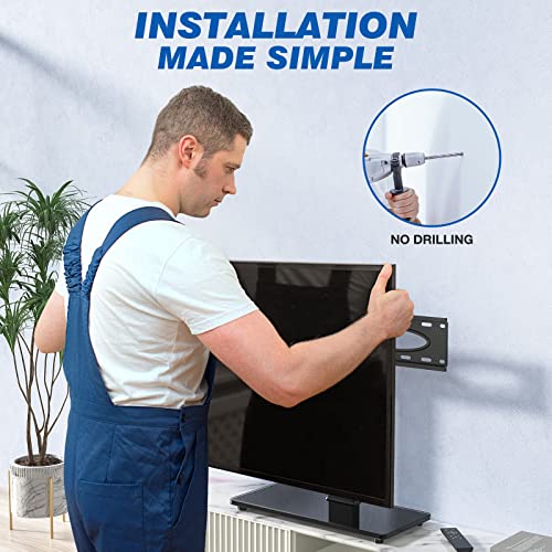 Rfiver Universal Swivel TV Stand Table Top TV Stand for 3765,70,75