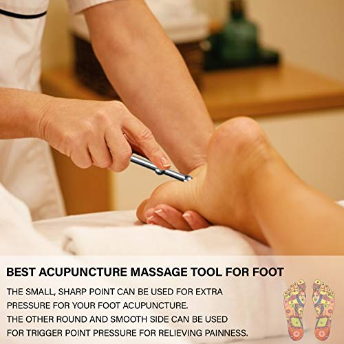 SOKISS Acupuncture Pen, Stainless Steel Deep Tissue Massage Tool-Manual Acupuncture Pen-Trigger Point Massage Pain… - Image 5