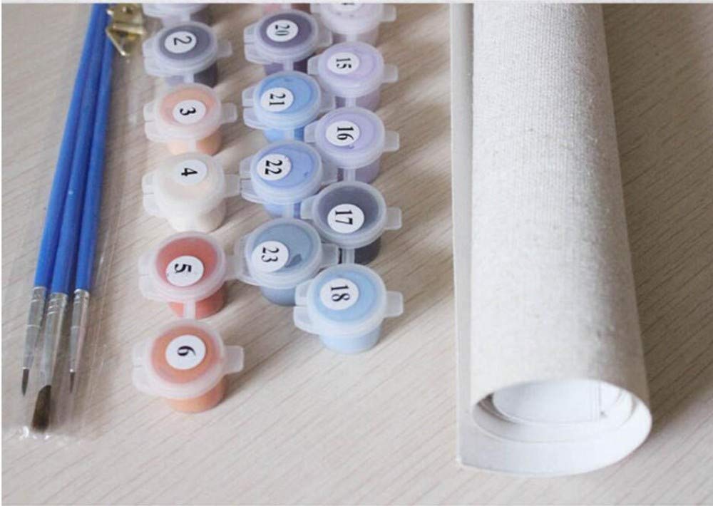 XIAOBAOZISZYH Digitale Malerei Durch Zahlen Für Erwachsene Frameless