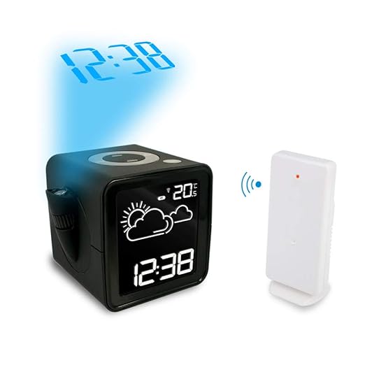 Sinzong Reloj Despertador Temperatura Humedad Reloj Despertador ...