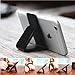 Fixate Gel Pads Flourish Lama Sticky Gel Pad Nano Rubber Powerful Strong Amazing Anti-Slip Sticker for Mobile Phone Holder Washable Reusable Sailor Sticker (Black)