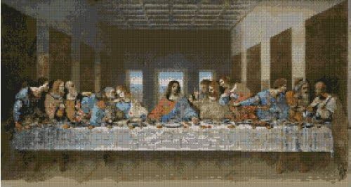 The Last Supper Cross Stitch Kit 20" x 10.75"" P2149