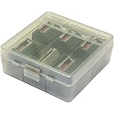 MTM TMC1022 Tactical Magazine Case 10/22 Rotary Magazine Case, Stackable, Clear Smoke, USA Made