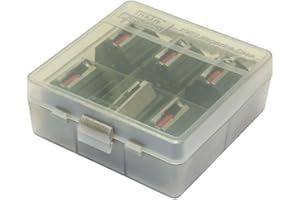 MTM TMC1022 Tactical Magazine Case 10/22 Rotary Magazine Case, Stackable, Clear Smoke, USA Made