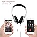 LP Headphones,with in-line Microphone Stereo Volume Control for Travel, Work, Sport, Stereo Headset for iPhone and Android Devices (White