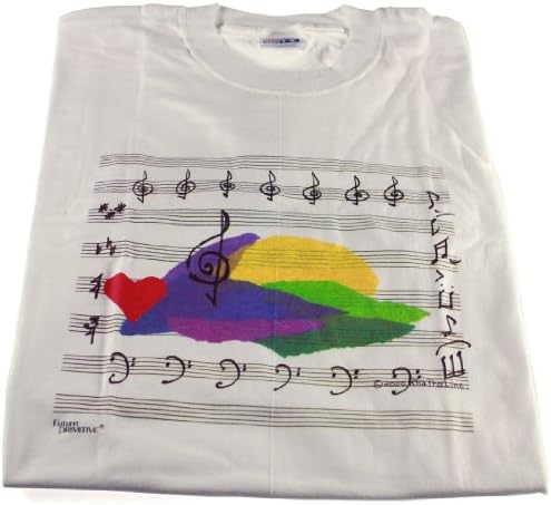 Tshirt Heartland with treble and base clefs