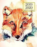 2019 2020 Cunning Fox 15 Months Daily Planner: Academic Hourly Organizer In 15 Minute Interval; Appointment Calendar With Address Book & Note Section; Monthly & Weekly Goals Journal With Quotes by ZenWerkz
