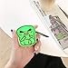 Mulafnxal Compatible with Airpods 1&2 Case,Silicone 3D Cute Fun Cartoon Funny Character Airpod Cover,Kawaii Fashion Cool Chic Design Skin,Shockproof Cases for Teens Girls Boys Air pods(Green Alien)