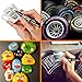 AROIC Paint Markers, 28 Colors Oil-Based Waterproof Paint Marker Pen Set.Quick Dry and Permanent Paint Markers Set for Rock, Wood, Metal, Plastic, Glass, Canvas, Ceramic & More! Safe and odorless.