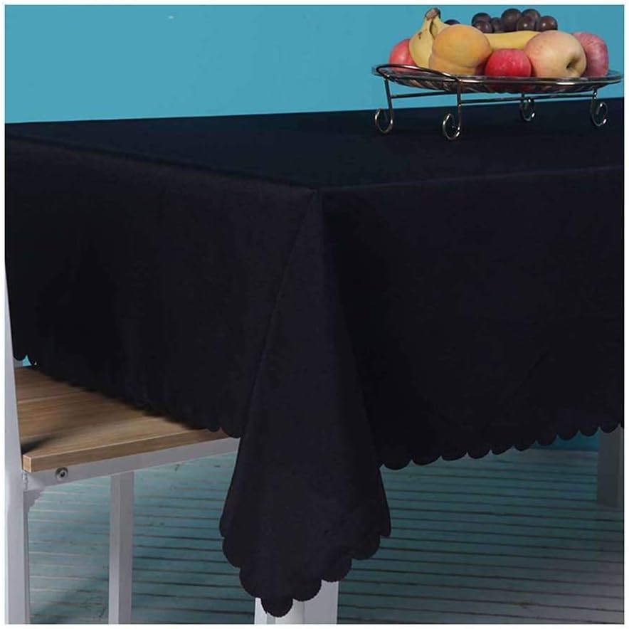 JLWM Tablecloth Solid Color Blended Table Cloth Cover For Meeting Room
