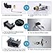 EMBATHER Shower System,Metal Black Shower Set with High Pressure 12 Inch Rainfall Shower Head for Bathroom, Wall Mounrt Square Shower Combo Set(Contain Shower Faucet Rough-in Valve Body and Trim)