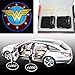 Spoya Wonder Women wireless magnetic car door step LED welcome logo shadow ghost light laser projector light Powered by battery