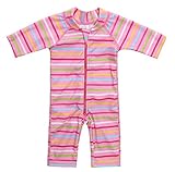 belamo Baby Girls Rash Guard Short Sleeve Sun