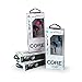 JLab Audio Core Hi-Fi Noise Isolating earbuds with Mic and Cush Fin Technology, Guaranteed Perfect Fit, GUARANTEED FOR LIFE - Black