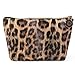 LAIXING Makeup Bag Travel Cosmetic Bag for Purse Small Bag Leopard Cute Pouch Gift for Women and Girls