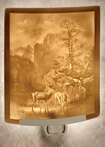 Serenity Porcelain Lithophane Night Light