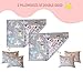 fuman 100% Cotton Toddler Pillowcases,2 Pack Soft and Breathable Travel Pillow Cases, 13