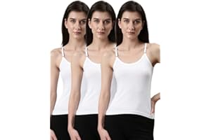 Dixcy Slimz Caraco Plain Cotton Sleeveless Crew Neck for Women