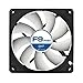 ARCTIC F9 PWM - 92 mm PWM Case Fan, PWM-Signal regulates Fan Speed, Quiet Motor, Computer, Fan Speed: 150-1800 RPM - Black, White