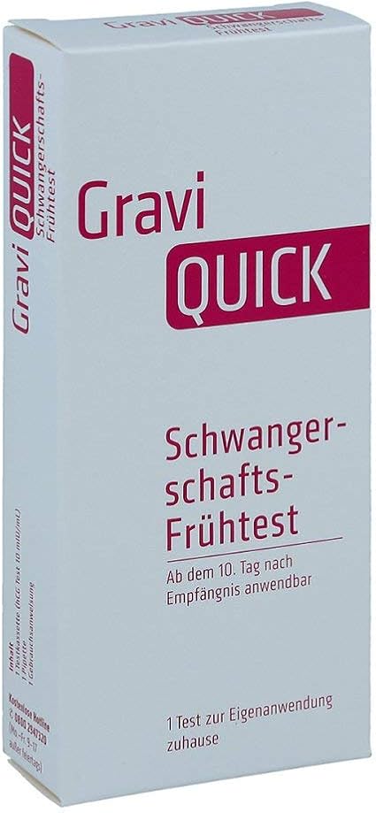 Graviquick Schwangerschaft Test Fur Fruherkennung Amazon De