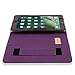 Snugg iPad Mini 1 (2012) / 2 (2013) / 3 (2014) Leather Case, Flip Stand Cover - Amethyst Purple