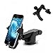 Car Phone Mount,Wuedozue 2 in 1 Universal Windshield Dashboard [360 Rotating+Adjustable Distance] Air Vent Car Mobile Phone Holder with Sucker for iPhone X/8/7/Samsung Galaxy S8 and More (Black)