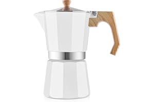 wedrink Stovetop Espresso Maker Aluminum Moka Pot 9 Espresso Cup-15.2OZ Cuban Coffee Maker Stove top Coffee Maker Moka Italian Espresso