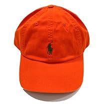 Polo Ralph Lauren Men/Women Cap Horse Logo/Adjustable (One Size, Dusk Orange)