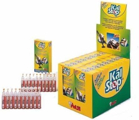 NEW! 40 PHIALS POLTI KALSTOP LIMESCALE ANTI SCALE (MABI ITEM-No.GB2-737) SUITABLE FOR STEAM GENERATORS - IRONING SYSTEMS - STEAM CLEANERS - VACUUMS by Kalstop