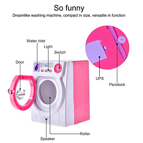 image for Per Toy Washing Machine Hold Water With Light And Sound Housework Pret