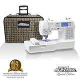 Brother LB6800PRW Project Runway Computerized Embroidery and Sewing Machine with Included Rolling Carrying Case