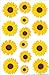 Martha Stewart Stickers, Sunflower
