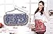 JKLcom Half Aprons Waist Aprons Floral Flower Apron Waist Aprons with 2 Pockets Bistro Apron for Women Girls(Red, Blue)