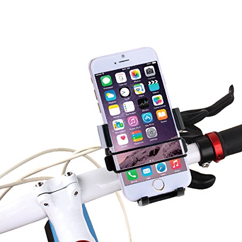 Bicycle Phone Mount, HAWEEL Slide-Proof Potable Bike Phone Mount with Universal Cradle for iPhone Samsung HTC Smartphones GPS and Other Compatible Devices.
