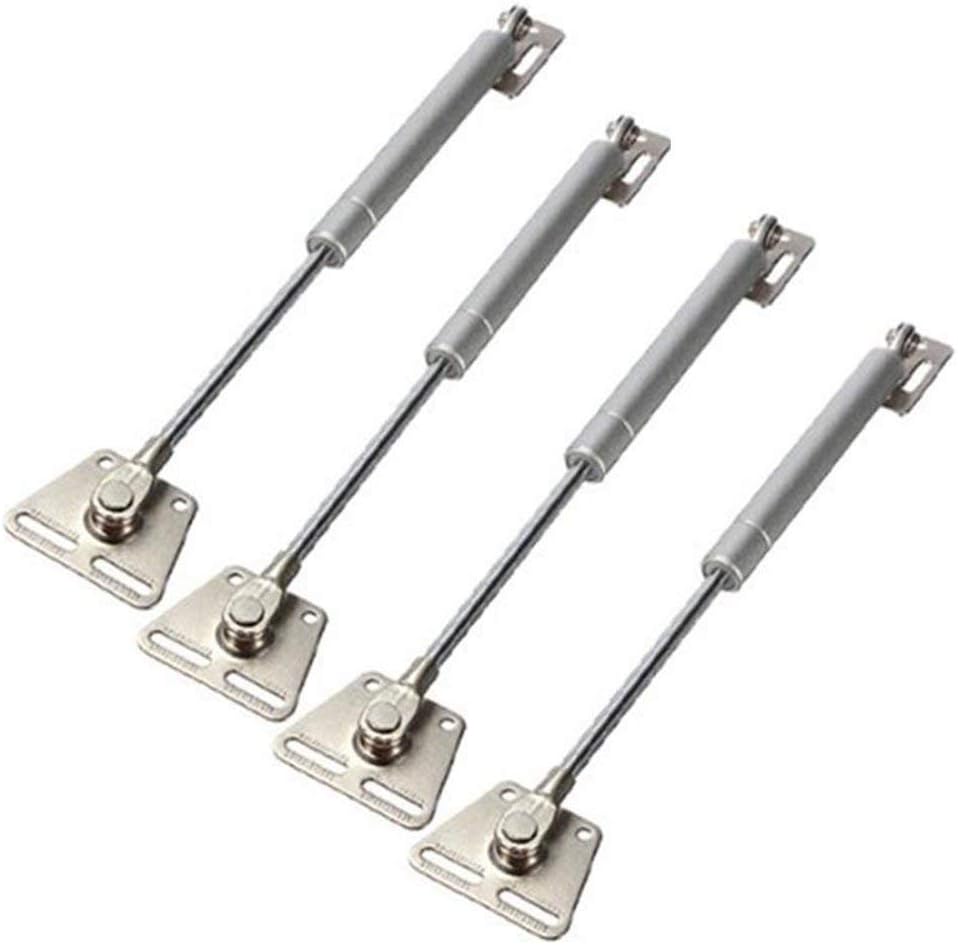 Mulslect 100N Gas Struts, Gas Springs,Lid Stay, Safely Lid Support 22 lbs Force, 4-Pack (Square-4 Pack)