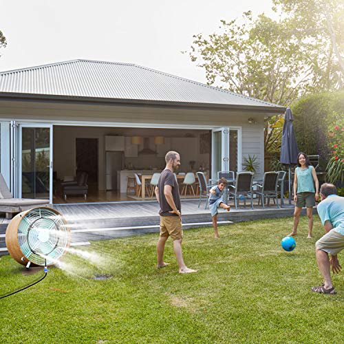 Dr. Prepare Outdoor Misting Fan Kit for Patio backyard, 16.4ft Mist