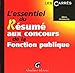 L'essentiel du résumé aux concours de la Fonction Publique by 