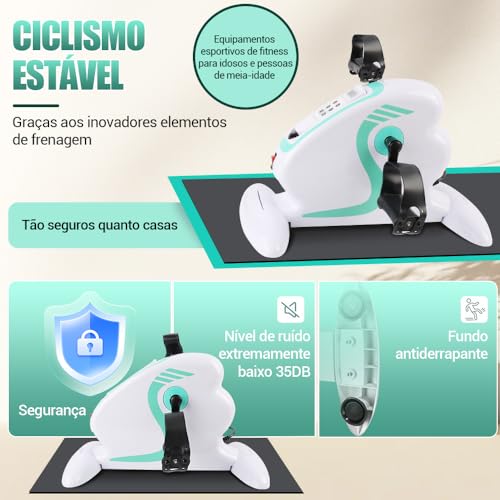 110V Bicicleta Fisioterapia, Cicloergometro Fisioterapia, Mini Bicicleta Ergometrica Fisioterapia, Bicicleta Fisioterapia Idoso, Mini Bicicleta Fisioterapia Elétrica