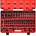 Neiko 02448A 1/2" Drive Master Impact Socket Set, 65Piece Deep & Shallow Socket Assortment | Standard SAE (3/8" To 1-1/4") & Metric (10-24 mm) Sizes | Includes Adapters & Ratchet Handle primary
