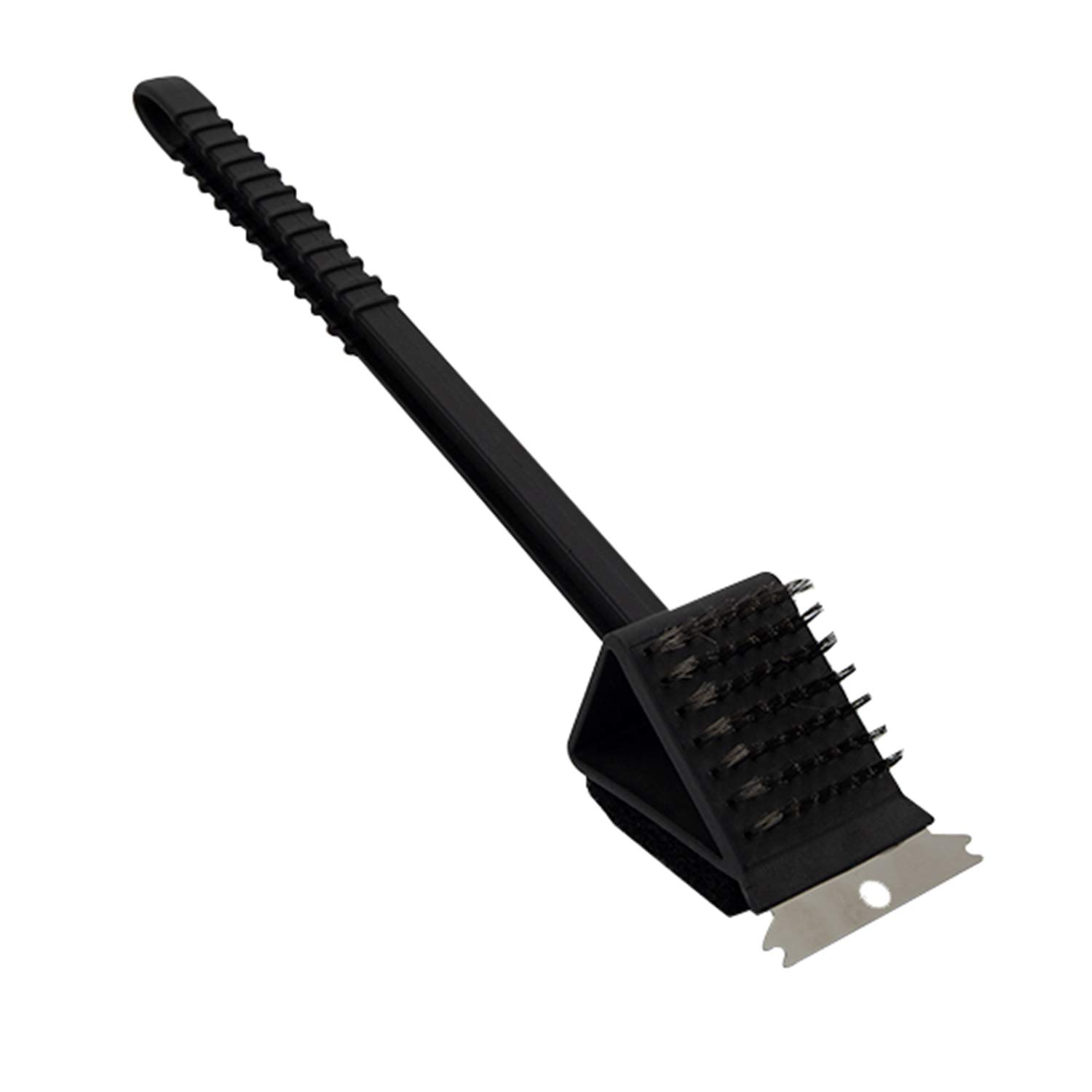 BAR B KING 3 in 1 BBQ Cleaning Tool with Integral Steel Scraper