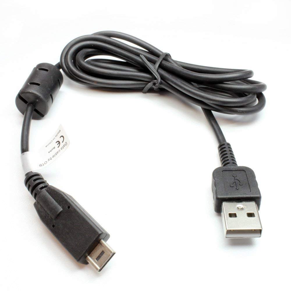 Replacement USB Cable Compatible for Panasonic Lumix DMC-FT1, DMC-FT2, DMC-FZ35, DMC-FZ38, FZ40, FZ45, FZ100, GF2, GH1, GH2, TS1, TS2, TZ6, TZ7, TZ10, TZ65, ZS1, ZS3, ZS6, DMC-ZS7 Digital Camera