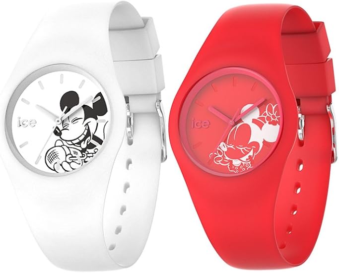 Amazon アイスウォッチ Ice Watch 腕時計 ペアウォッチ 2本セット Disney Collection Singing ディズニー コレクション シンギング ミッキーマウス ミニーマウス ミディアム 国内正規品 メンズ腕時計 腕時計 通販