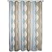 Ufaitheart Abstract Leaves Pattern Fashion Shower Curtain Fabric Stall Shower Curtain 36 x 72 Inch for Bathroom Set, Brown, Beige and Turquoise