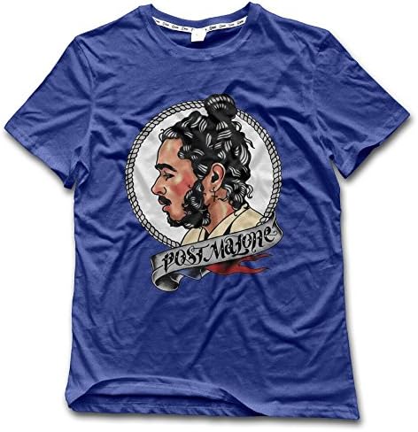 HLSM Post Malone Customized Cool Shirt for Unisex White