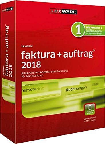 Lexware Faktura Auftrag 2018 Basis Version Minibox Jahreslizenz Einfache Auftrags Und Rechnungs Software Fur Alle Branchen Kompatibel Mit Windows 7 Oder Aktueller Amazon De Software