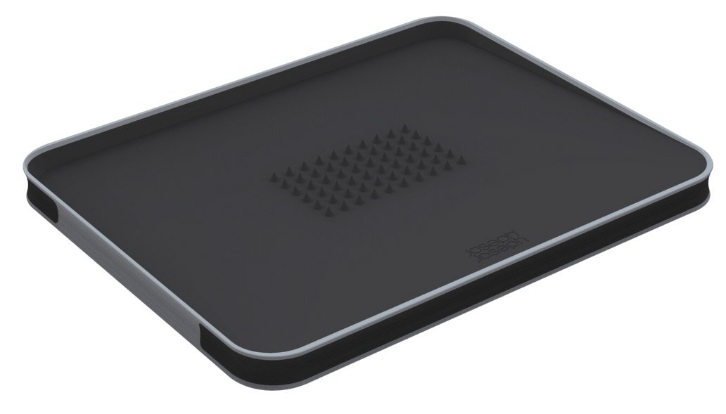 Joseph Joseph 60002 Cut and Carve Plus Chopping Board - Large, Black