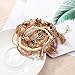 Multilayer Bohemian Brown Beaded Bracelet Crystal Pendant Charm Stretch Beach Stack Bangle Bracelet Set 7 Colors for Women Jewelry