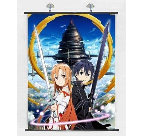Amazon Com Home Decor Japanese Anime Wall Scroll Anime Poster Sword Art Online 24 32 Prints Posters Prints