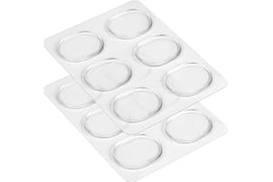 Eison Drum Damper Gel Pads Silicone Drum Dampeners Drum Silencers for Drums Tone Control- Clear 12Pieces